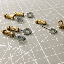 10 pc/lot leather locked pin 10 pc/lot leather locked pin