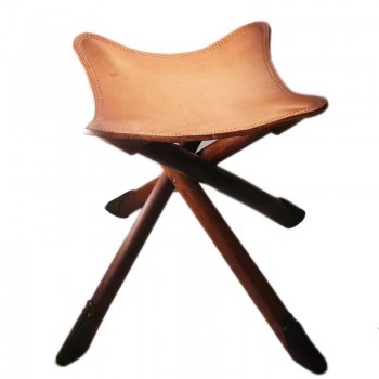Leather campstool material kit, leather fishing Stool making tools