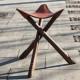 Leather campstool material kit, leather fishing Stool making tools