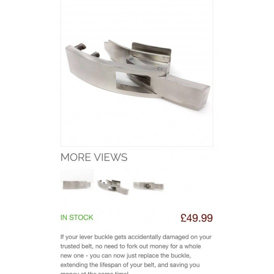 Forever lever weight lifting belt buckle