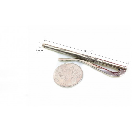 Spring money clip, 8.5cm, gold and silver Spring money clip, 8.5cm, gold and silver
