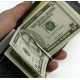 Spring money clip, 8.5cm, gold and silver Spring money clip, 8.5cm, gold and silver
