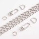 Stainless steel bag chain 10.5mm flat chanel chain
