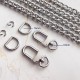 Aluminium-solid brass bag chain 13mm coach chain