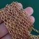 Stainless steel bag chain 4mm oval chain