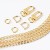 Gold chain kit-dog hook 