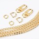 Stainless steel bag chain 6.5mm flat chanel chain Stainless steel bag chain 6.5mm flat chanel chain