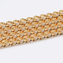 Stainless steel bag chain 6.5mm flat chanel chain