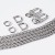 Silver chain kit-dog hook 