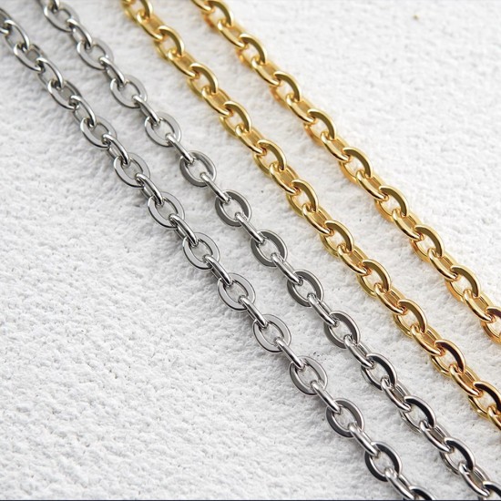 Stainless steel bag chain 6mm LV multi pochette chain