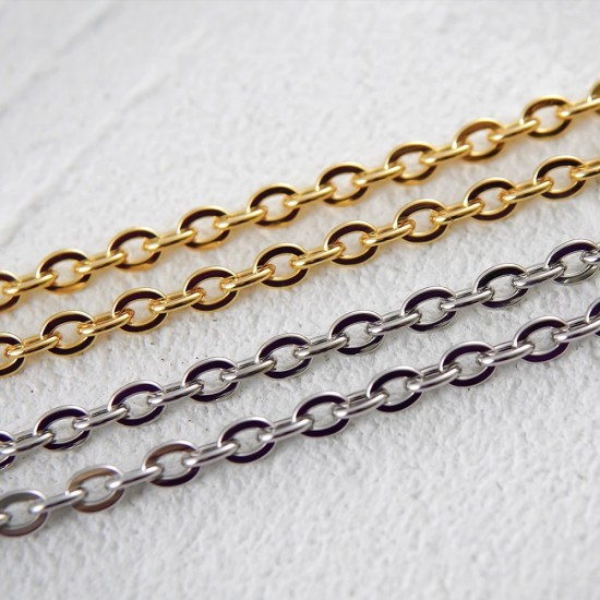 Stainless steel bag chain 6mm LV multi pochette chain