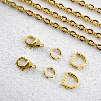 Stainless steel bag chain 6mm LV multi pochette chain