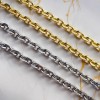 Stainless steel bag chain 6mm flat diamond chain