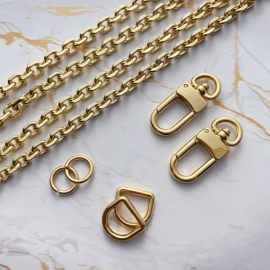 Stainless steel bag chain 6mm flat diamond chain Stainless steel bag chain 6mm flat diamond chain