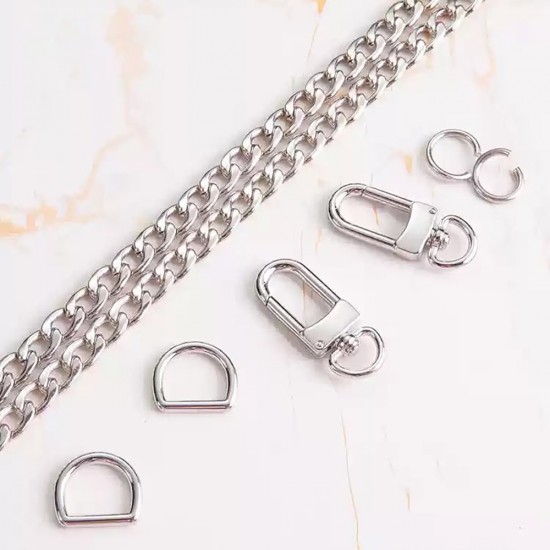 Stainless steel bag chain 7.5mm flat Egg chain