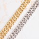 Stainless steel bag chain 7.5mm flat Egg chain
