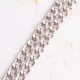 Stainless steel bag chain 7.5mm flat Egg chain