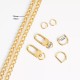 Stainless steel bag chain 7.8mm flat chanel chain