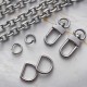 Stainless steel bag chain 8mm flat diamond chain