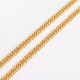 Stainless steel bag chain 8mm flat double weave chain