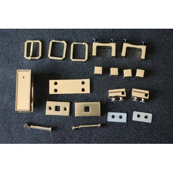 ACC-165 gold Valextra Iside handbag whole kit hardware with logo
