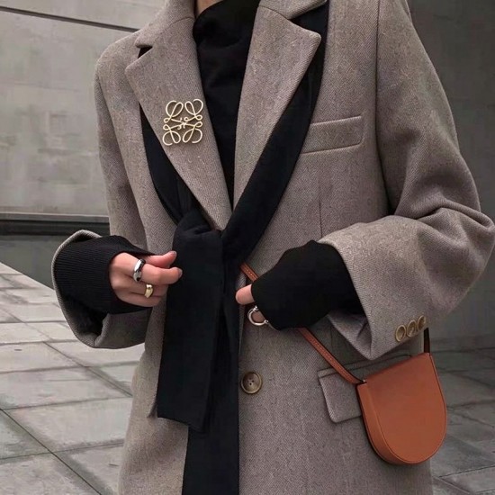 LOEWE Flamenco bag hardware, Anagram brooch LOEWE Flamenco bag hardware, Anagram brooch