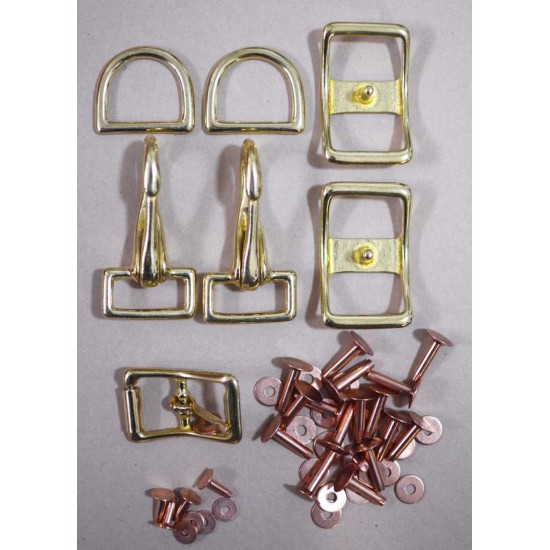 ACC-30 hardware kits, vintage solid brass