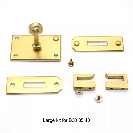 Solid brass Hermes Birkin 25 30 35 40 hardware kit, No.2