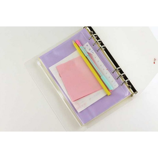 Notebook dairy planner PVC Transparent File Small Things Keeper