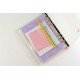 Notebook dairy planner PVC Transparent File Small Things Keeper