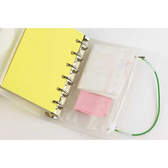 Notebook dairy planner PVC Transparent File Small Things Keeper