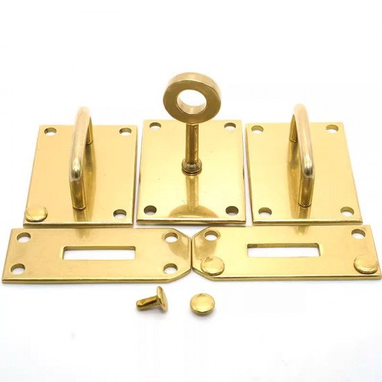 Solid brass Hermes HAC 40 45 50 hardware kit, No.3