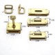 Solid brass Hermes Kelly mini 2 K25 hardware kit, No.4 Solid brass Hermes Kelly mini 2 K25 hardware kit, No.4