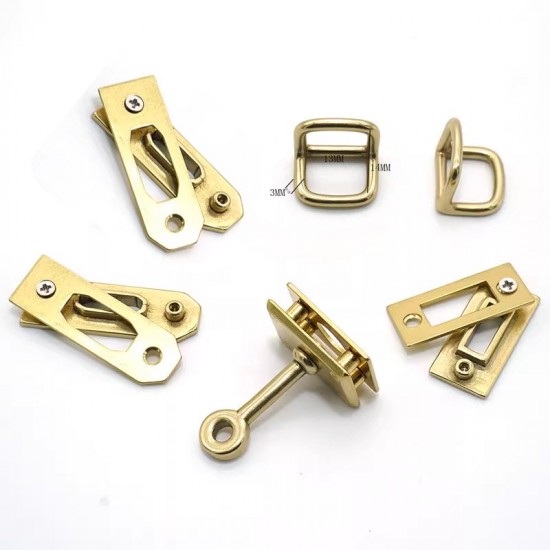 Solid brass Hermes Kelly mini 2 K25 hardware kit, No.4 Solid brass Hermes Kelly mini 2 K25 hardware kit, No.4