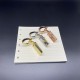 SLG-102 hardware kit loose leaf binder lock refillable paper