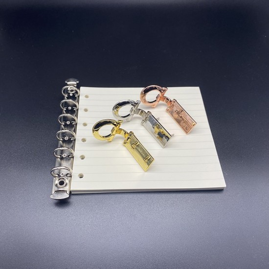 SLG-102 hardware kit loose leaf binder lock refillable paper