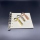SLG-102 hardware kit loose leaf binder lock refillable paper