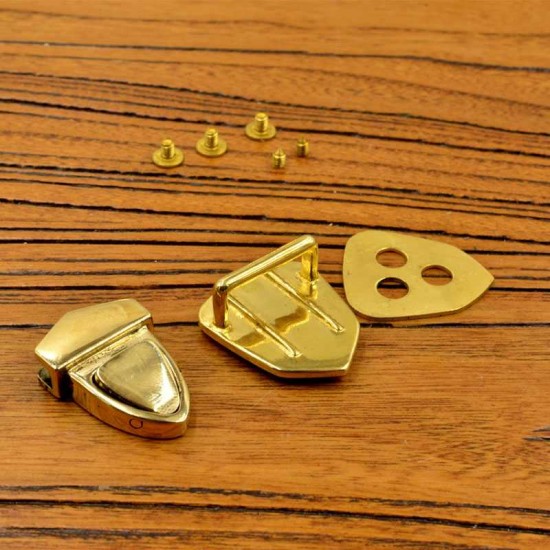 Solid brass bag lock Solid brass bag lock
