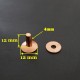 Red copper solid brass permanence Rivets & Burrs 50 per pk.