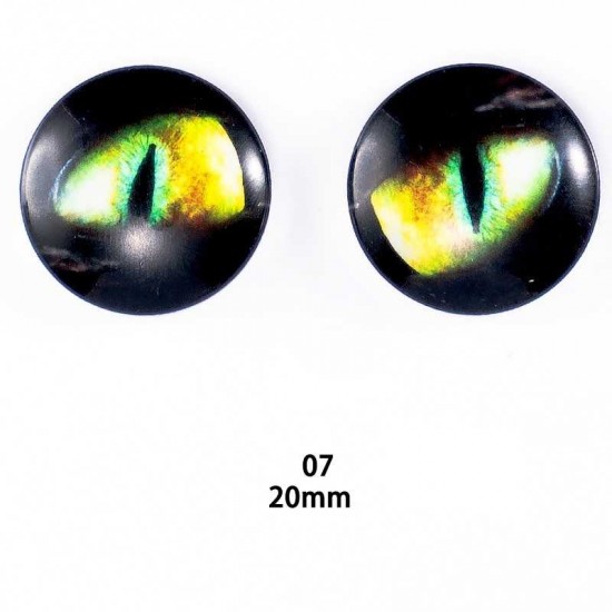 20mm Resin Cabochon glass eyes 2pc/lot