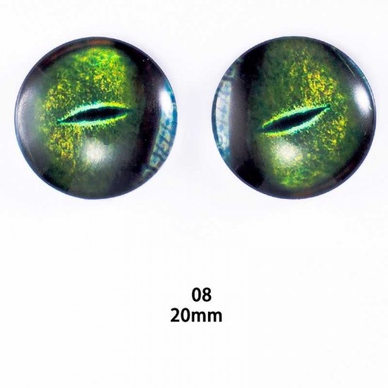 20mm Resin Cabochon glass eyes 2pc/lot 20mm Resin Cabochon glass eyes 2pc/lot
