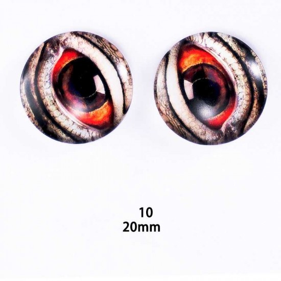 20mm Resin Cabochon glass eyes 2pc/lot