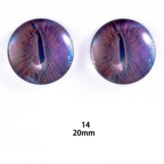 20mm Resin Cabochon glass eyes 2pc/lot