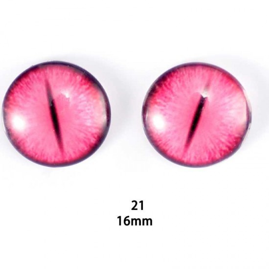 16mm Resin Cabochon glass eyes 2pc/lot