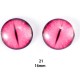 16mm Resin Cabochon glass eyes 2pc/lot 16mm Resin Cabochon glass eyes 2pc/lot