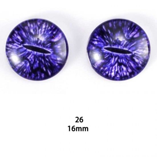 16mm Resin Cabochon glass eyes 2pc/lot 16mm Resin Cabochon glass eyes 2pc/lot