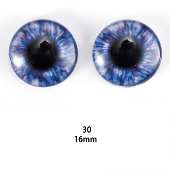 16mm Resin Cabochon glass eyes 2pc/lot