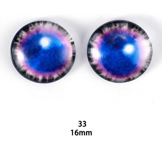 16mm Resin Cabochon glass eyes 2pc/lot 16mm Resin Cabochon glass eyes 2pc/lot