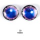 16mm Resin Cabochon glass eyes 2pc/lot