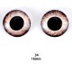 16mm Resin Cabochon glass eyes 2pc/lot